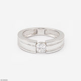 0.50 Carat Solitaire Edward Ring 9K White Gold