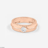 0.50 Carat Solitaire Jamie Ring 18K White Gold