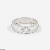0.50 Carat Solitaire Jamie Ring 18K White Gold