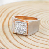 2.5 Carat Modus Solitaire Ring 14K Yellow Gold