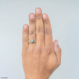 1 Carat Solitaire Men's Ring 9K Yellow Gold