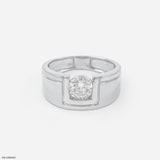 1 Carat Solitaire Men's Ring 9K Yellow Gold