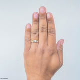 Signet Men's Diamond Ring 9K Yellow Gold