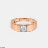 Apex Glam Solitaire Diamond Ring 9K White Gold