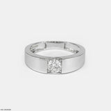 Apex Glam Solitaire Diamond Ring 9K White Gold