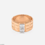 Equilibrium Duet Ring 9K Yellow Gold