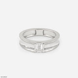 The Horizon Ring Platinum 950