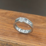 The Horizon Ring Platinum 950