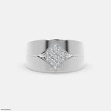Imperial Fusion Mens Diamond Ring 9K Rose Gold