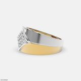 Imperial Fusion Mens Diamond Ring 9K Rose Gold