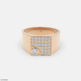 Sovereign Crest Mens Diamond Ring Platinum 950