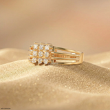 Trinity Stream Mens Diamond Ring Platinum 950