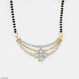 1.25 Carat Fancy Diamond Mangalsutra 14K Rose Gold