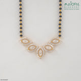 2.25 Carat Marquise Cluster Mangalsutra 14K Rose Gold