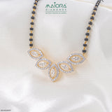 2.25 Carat Marquise Cluster Mangalsutra 14K Rose Gold