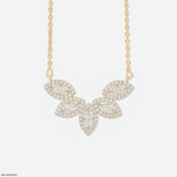 2.25 Carat Marquise Cluster Mangalsutra 14K Yellow Gold