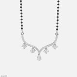 3 Carat Vivaara Diamond Mangalsutra 14K Yellow Gold