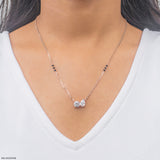 Twin Sparkle Mangalsutra 9K Yellow Gold