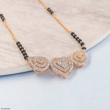 Glam Pranaya Diamond Mangalsutra Platinum 950