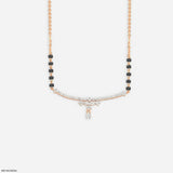 Shiny Liner Diamond Mangalsutra Platinum 950