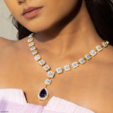 Cubist Bloom Necklace 18K Yellow Gold