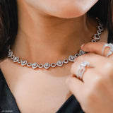 Detachable Diamond Necklaces 9K Rose Gold