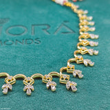 Luxonia Diamond Necklaces 9K White Gold