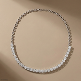 Starlight Graduated Diamond Necklace 9K Rose Gold