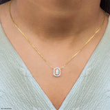 0.15 Carat Starburst Lab Diamond Pendant Without Chain 14K Yellow Gold
