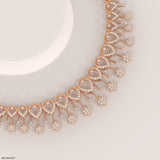 Gardenia Gleam Diamond Necklace 14K Yellow Gold