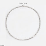 13 Carat Eternal Radiance Tennis Lab Diamond Necklace 10K White Gold
