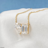 Perfect Pairing Necklace 9K Yellow Gold