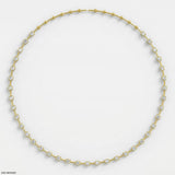 Solas Circlet Diamond Necklace 9K Rose Gold