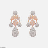 Radiant Raindrop Diamond Earrings 9K White Gold