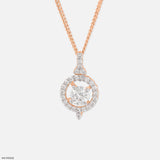 0.75 Carat Diamond Compass pendants 9K Yellow Gold