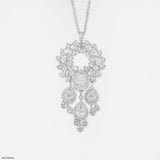 Celestial Waterfall Chandelier Pendant 14K Rose Gold