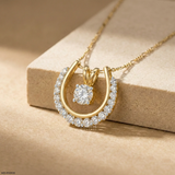 2.15 Carat Solitaire Detachable Lab Diamond Pendant 14K Yellow Gold
