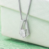 0.5 Carat Prism Elegance Pendants 14K Rose Gold