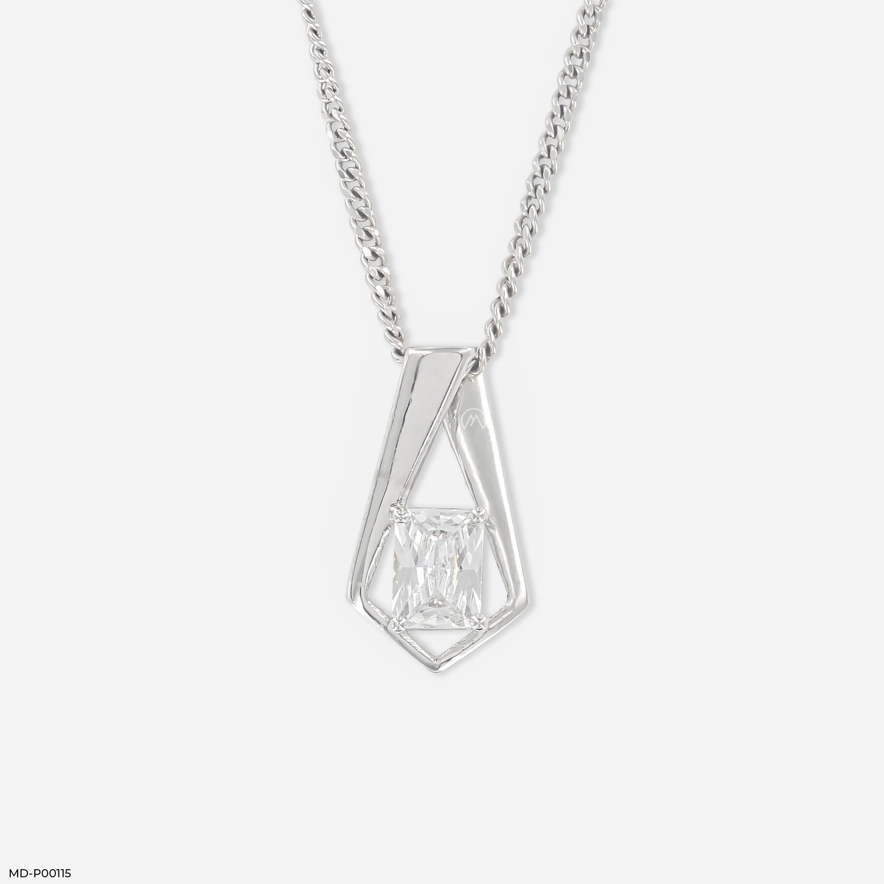 0.5 Carat Prism Elegance Pendants 14K Rose Gold