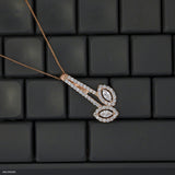 1 Carat Twin Sparkle Pendants 9K Rose Gold