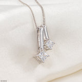 0.50 Carat Mode Pendants 9K White Gold