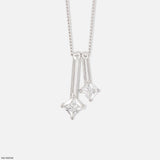 0.50 Carat Mode Pendants 14K Yellow Gold