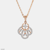 Floriferous Diamond Pendant 9K Yellow Gold