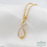 Infinity Essence Pendant 9K Yellow Gold