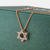 Shooting Star Diamond Pendant 9K Yellow Gold