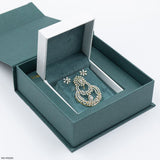 Floral Studded Diamond Pendants 14K Rose Gold