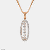 The Old-World Charm Diamond Pendant 14K Yellow Gold