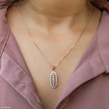 The Old-World Charm Diamond Pendant 14K Yellow Gold