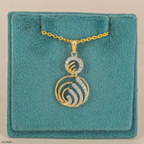 Minimal Diamond Pendant 14K Yellow Gold