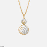 Minimal Diamond Pendant 14K Yellow Gold